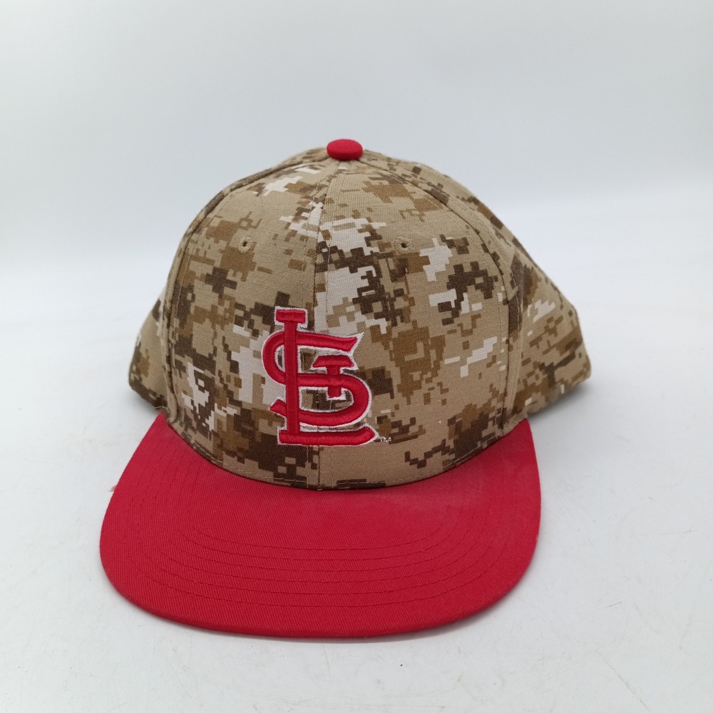 Melonwear St Louis Cardinals Hat Digital Camo Red Adjustable Baseball Cap #4